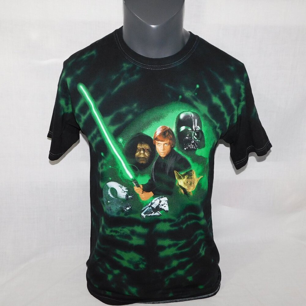 Our Universe Black Green Star Wars Return of the Jedi Graphic T Shirt Mens M